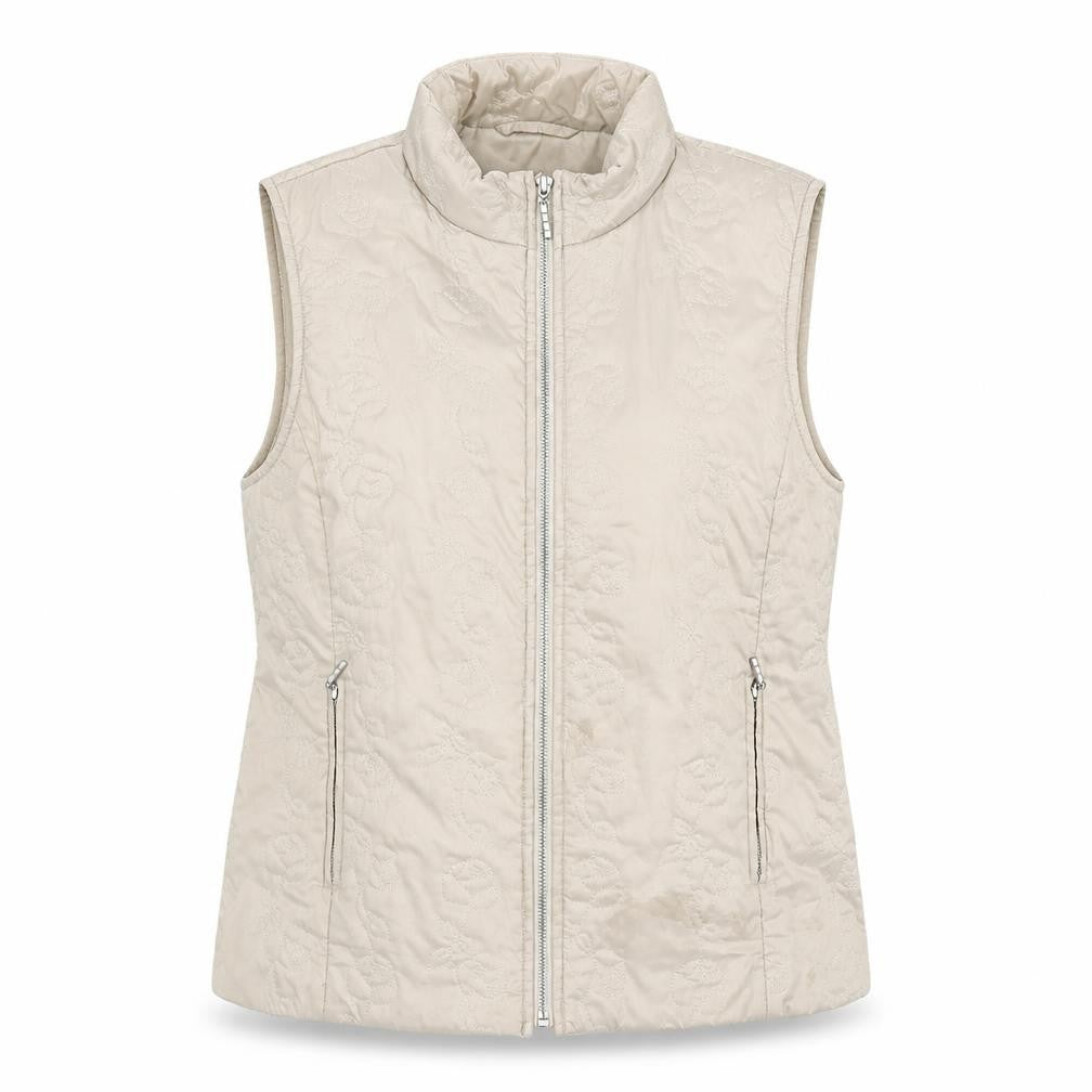 Dash Women's Beige Waistcoat Size 12 Classic Style