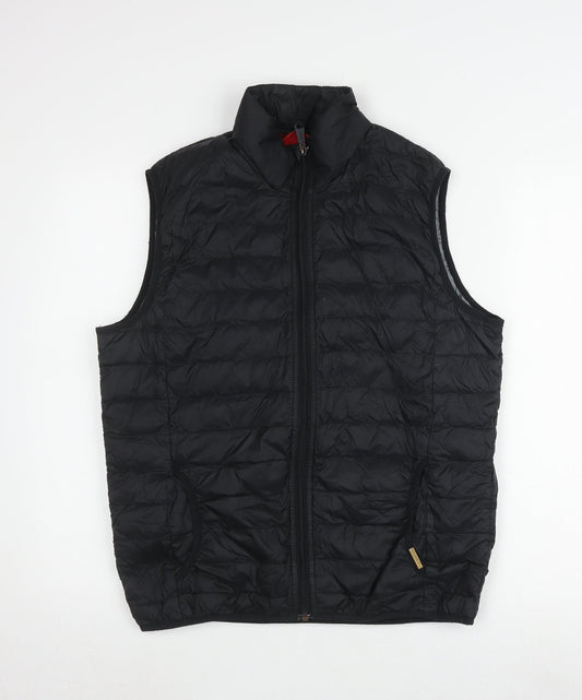 Esprit Men's Black Puffer Waistcoat M