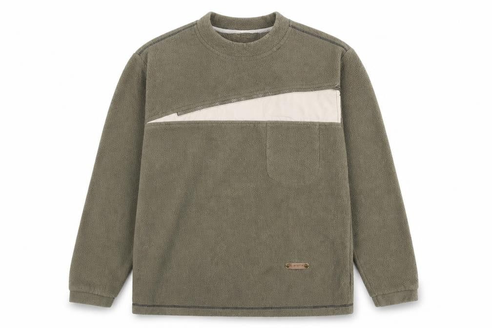 that's it Men's Green Fleece Pullover Sweatshirt M