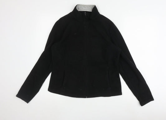 Marks and Spencer Women's Black Full Zip Jacket