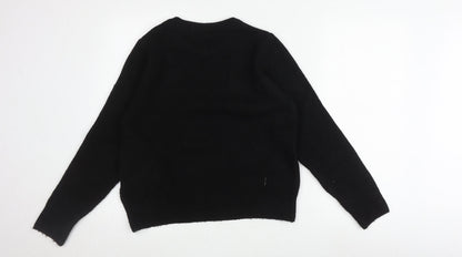 New Look Women's Black Pullover Jumper Size 12