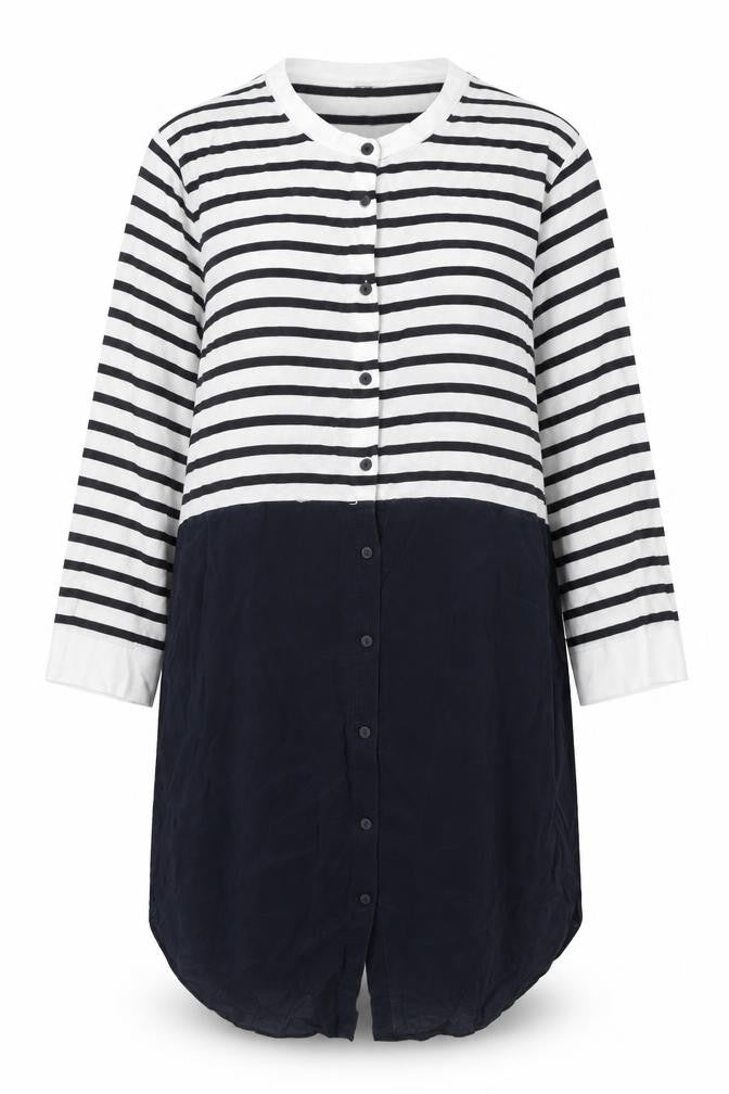COS Women's Striped Long Sleeve Tunic, Size S