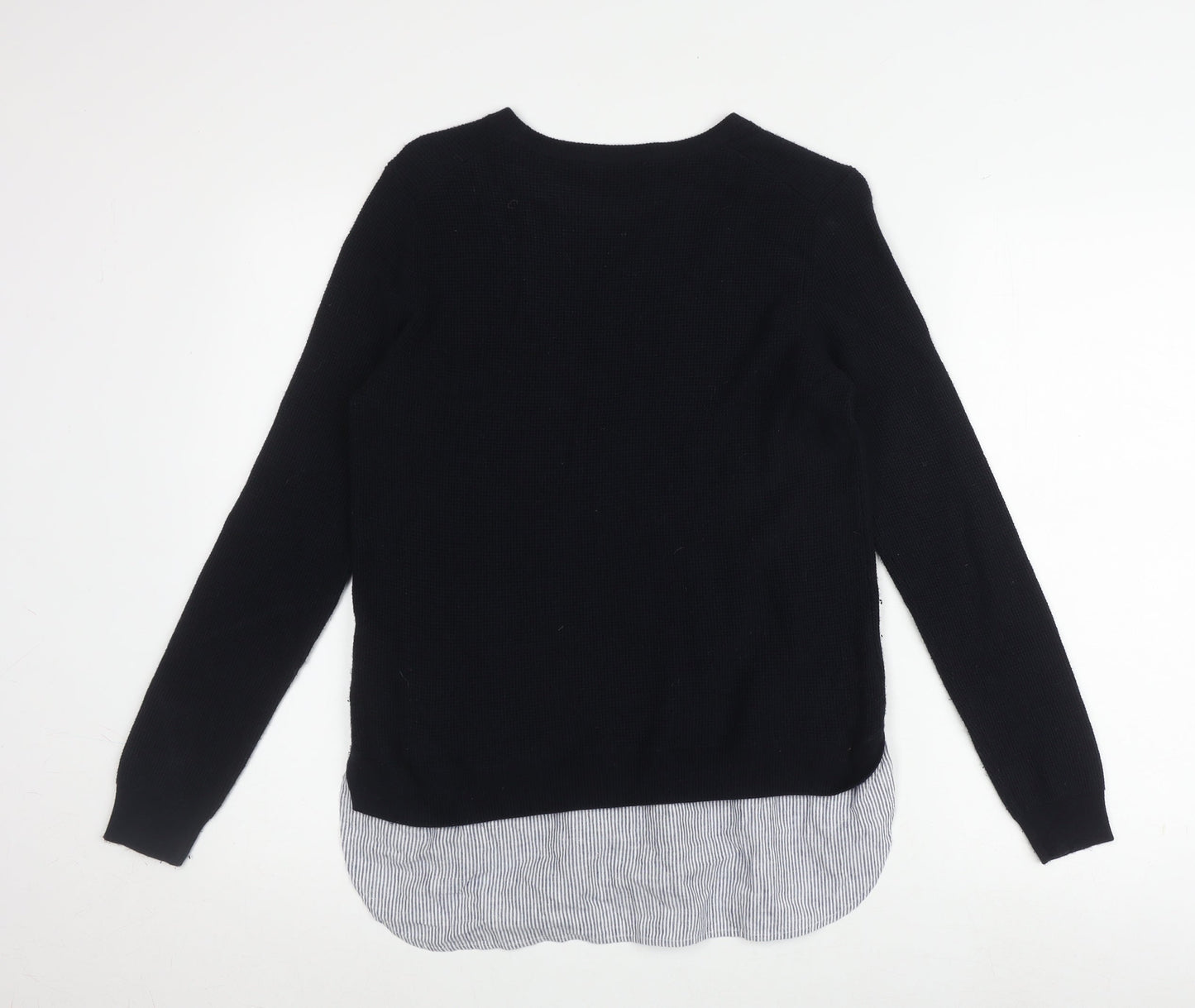 Whistles Women's Black Pullover Jumper S Casual Elegance