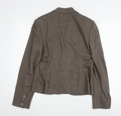 Austin Reed Women's Brown Blazer, Size 12, Workwear