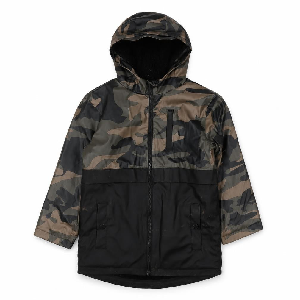 Firetrap Boys Black Camouflage Hooded Jacket 5-6 Years