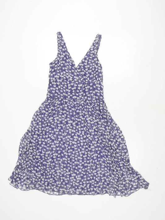 Cubus Women's Purple Floral Sleeveless Dress