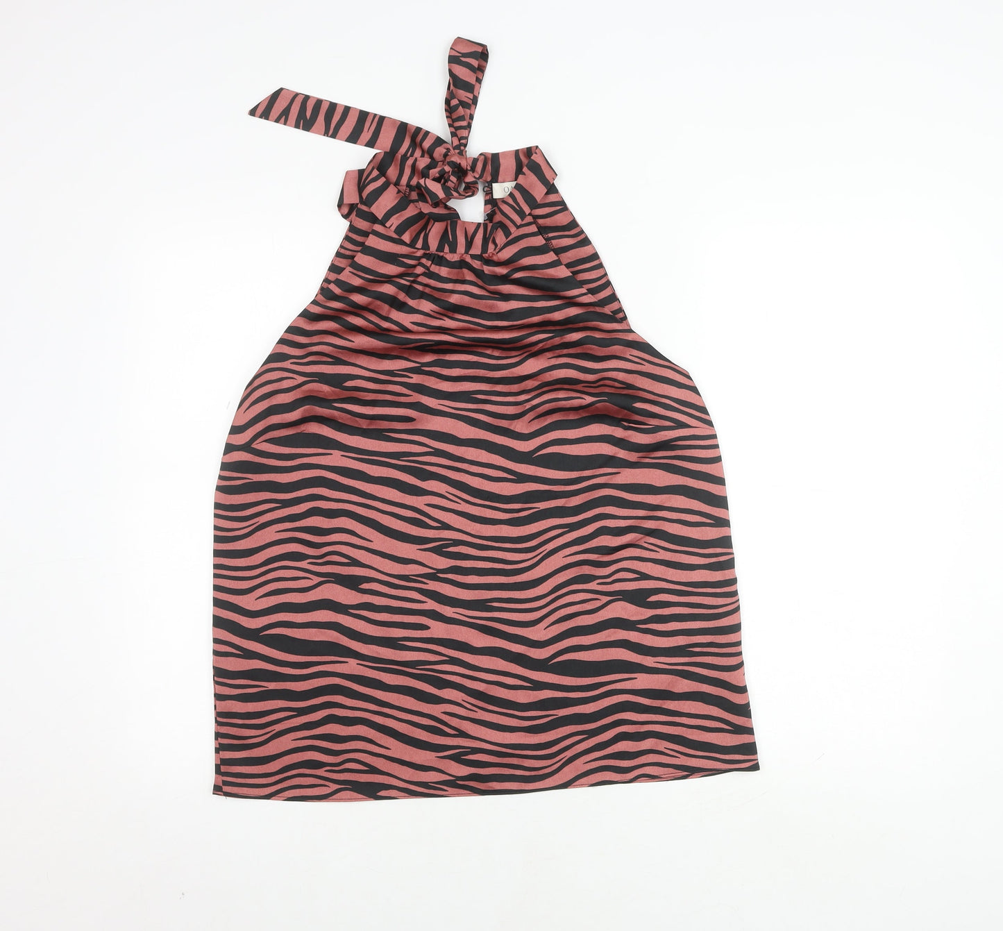 Oasis Women's Pink Halter Blouse Size 14