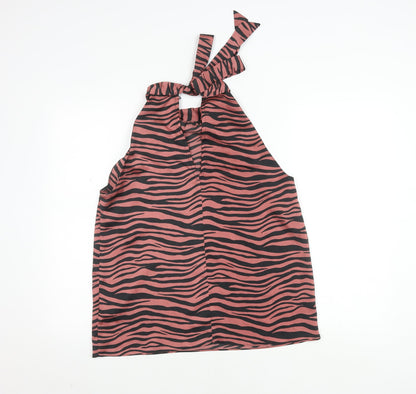 Oasis Women's Pink Halter Blouse Size 14