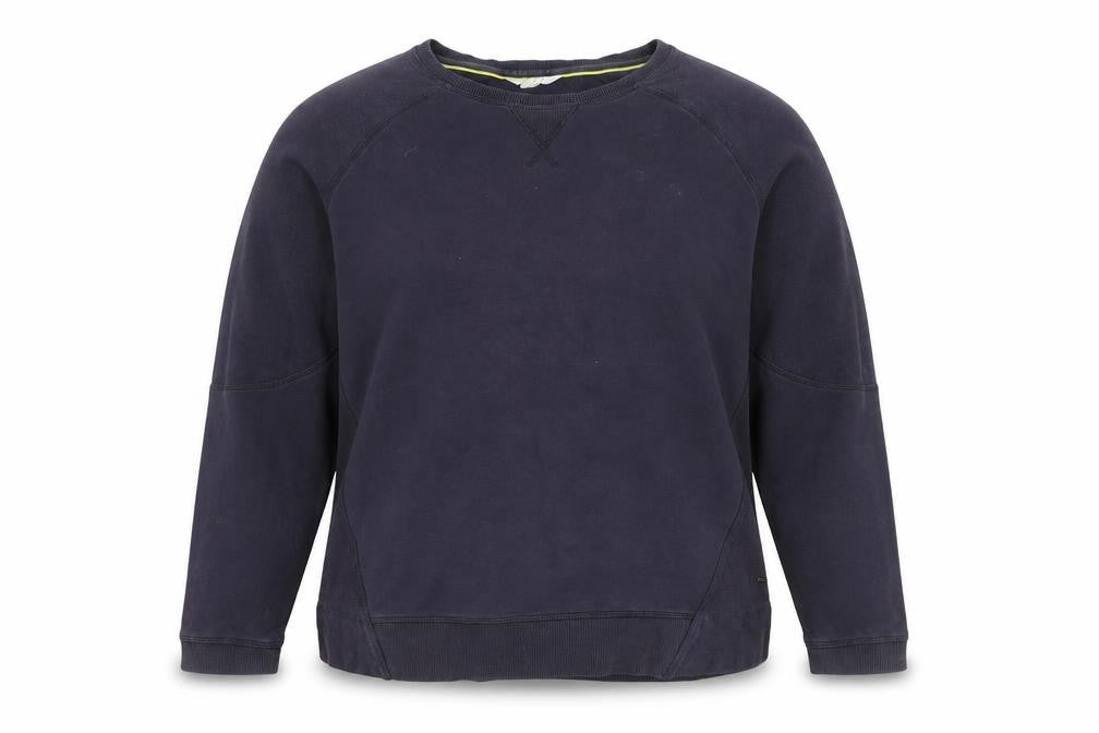 White Stuff Women's Navy Crew Neck Pullover Jumper Size 12