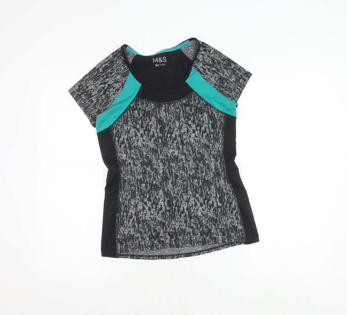 Marks & Spencer Women's Multicoloured T-Shirt Size 8