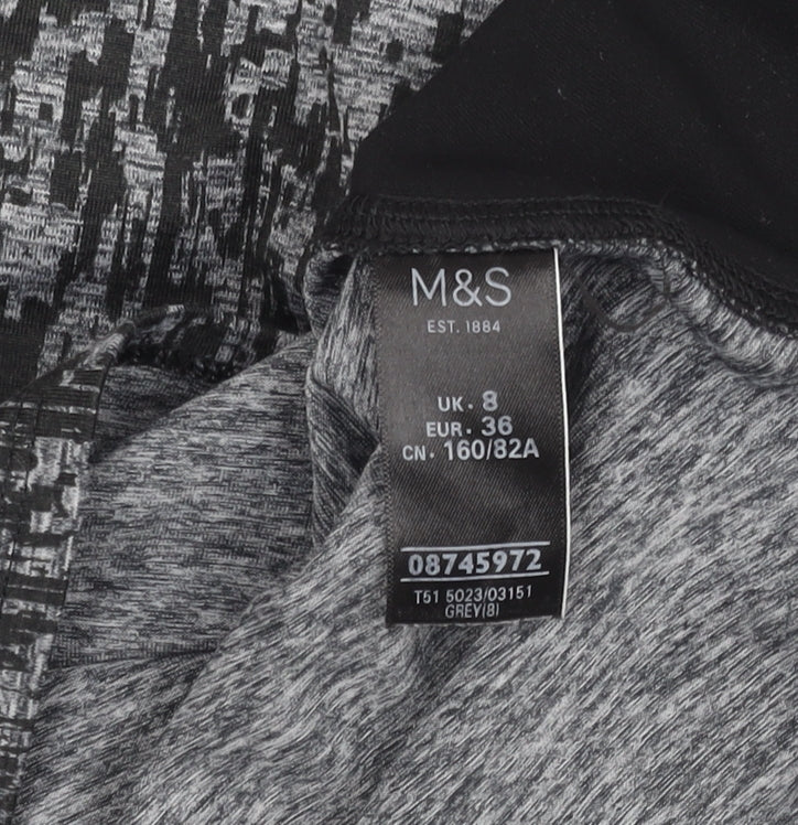 Marks & Spencer Women's Multicoloured T-Shirt Size 8