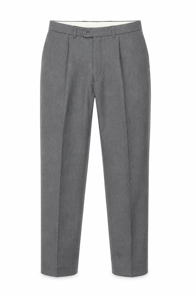 BHS Men's Grey Regular Fit Trousers S