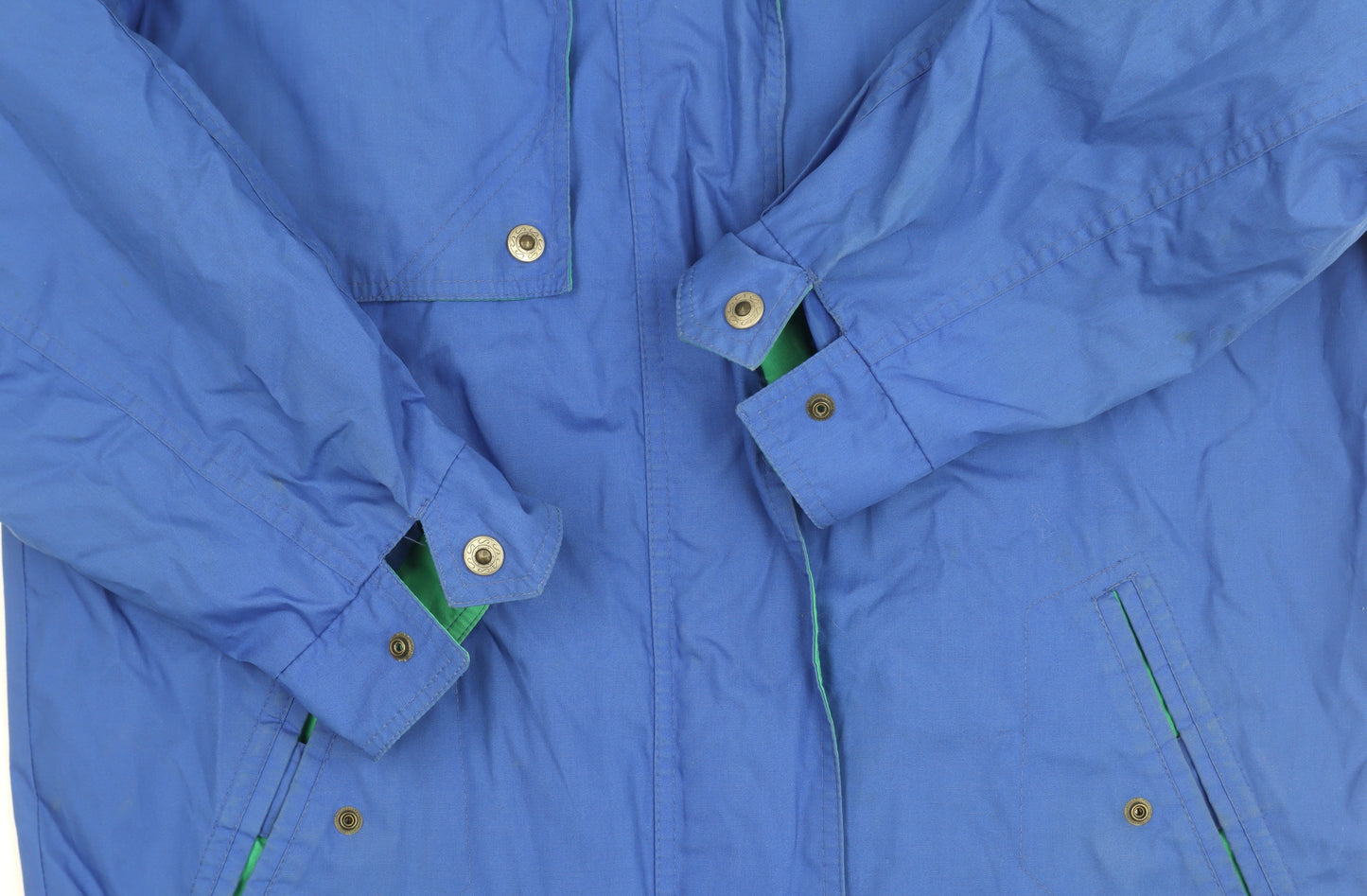 St Michael Women's Blue Button Jacket, Size 12
