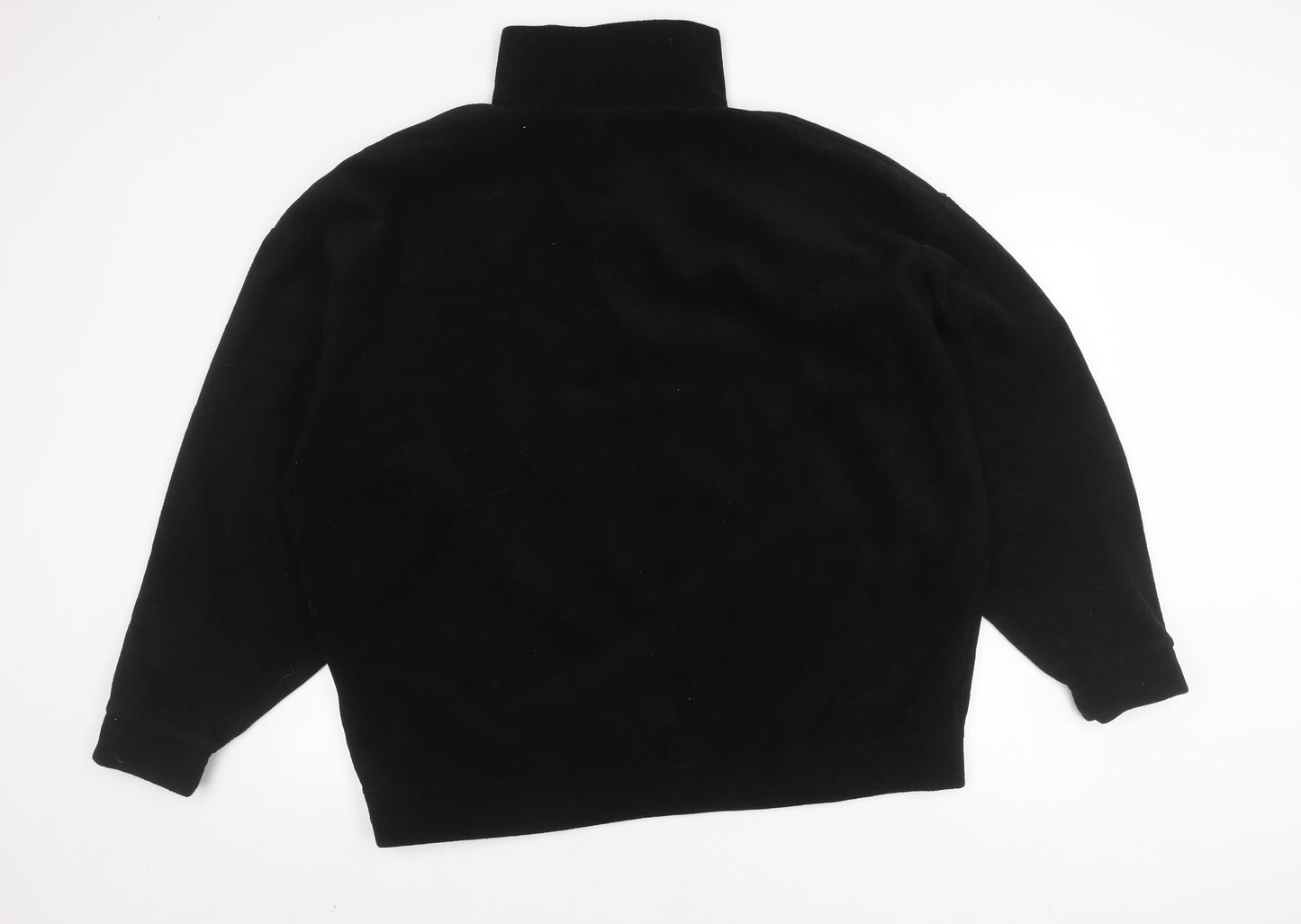 Boohoo Women's Black Full Zip Sweatshirt Size 16