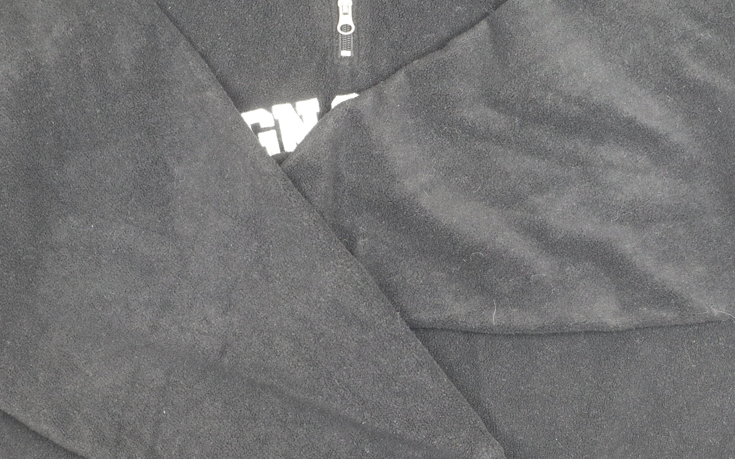 Boohoo Women's Black Full Zip Sweatshirt Size 16