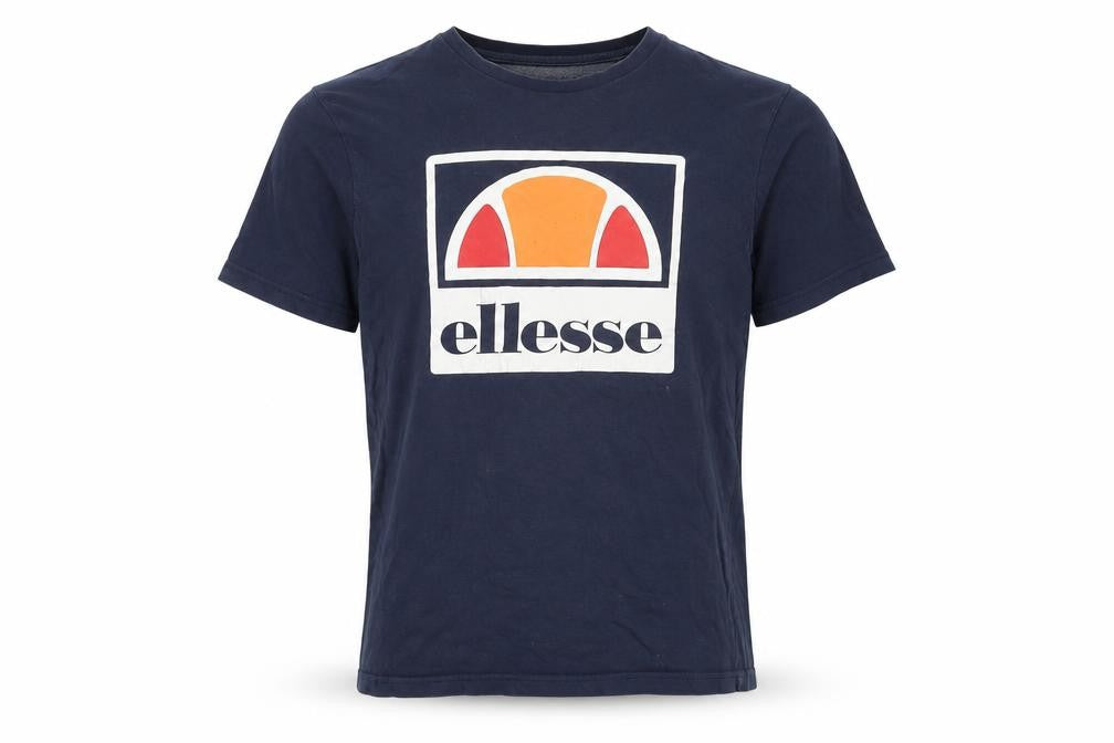 Ellesse Men's Blue Graphic T-Shirt Size S