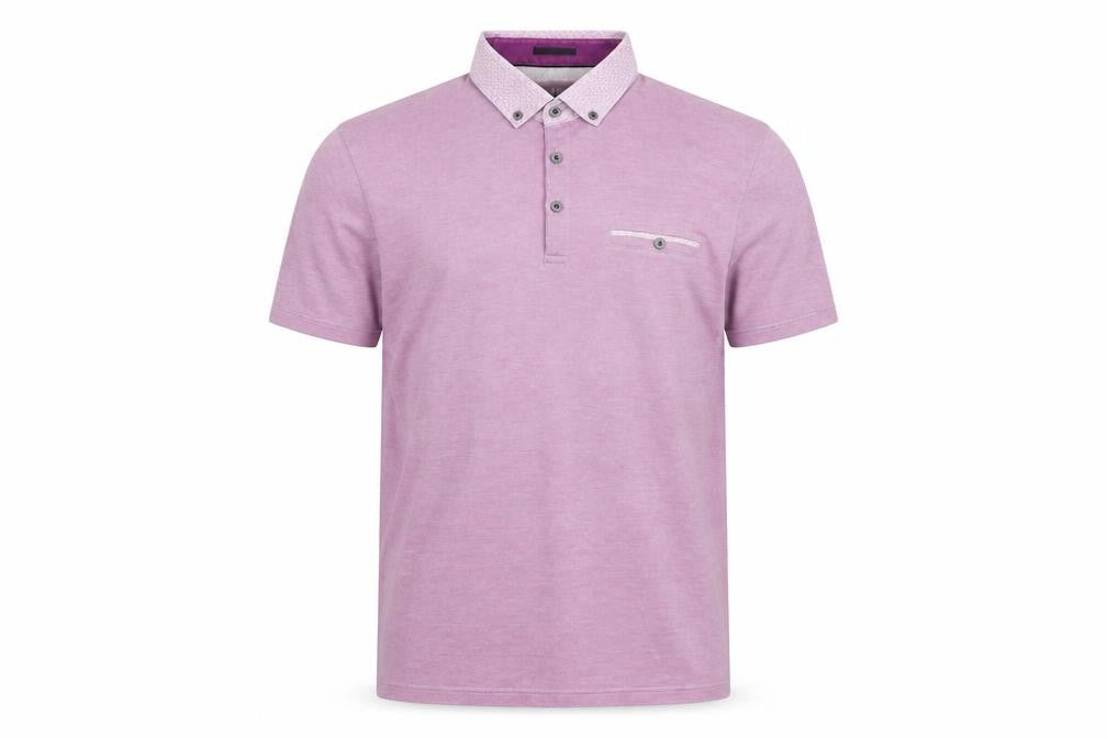 Ted Baker Men's Purple Polo Size 4 - Short Sleeve Knit