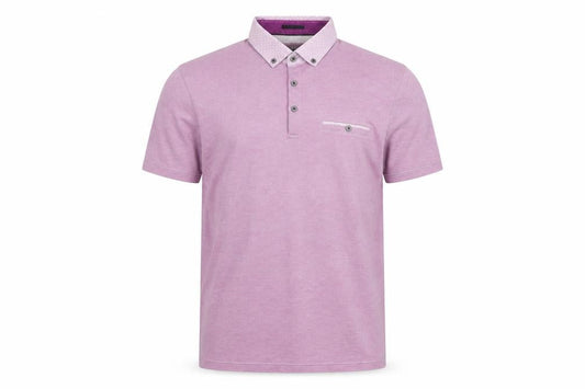 Ted Baker Men's Purple Polo Size 4 - Short Sleeve Knit