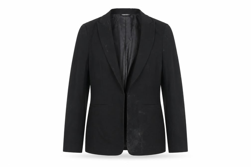 H&M Women's Black Blazer UK 8 Viscose Blend