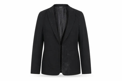 H&M Women's Black Blazer UK 8 Viscose Blend