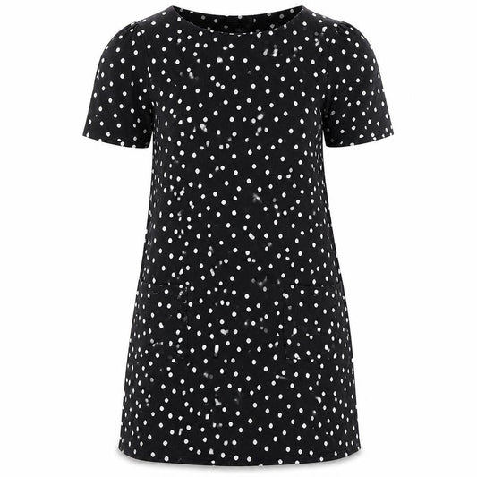 Dorothy Perkins Women's Black Polka Dot Dress Size 12