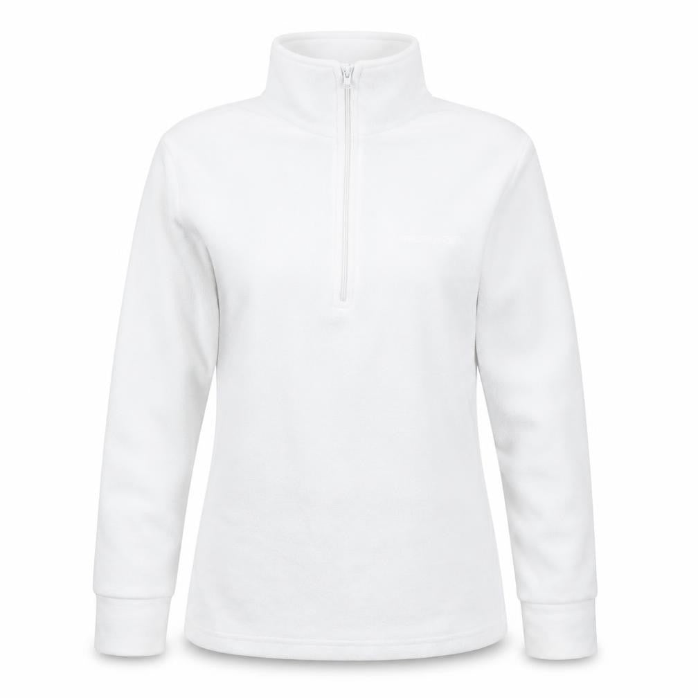 Trespass Unisex White XS 1/2 Zip Sweatshirt