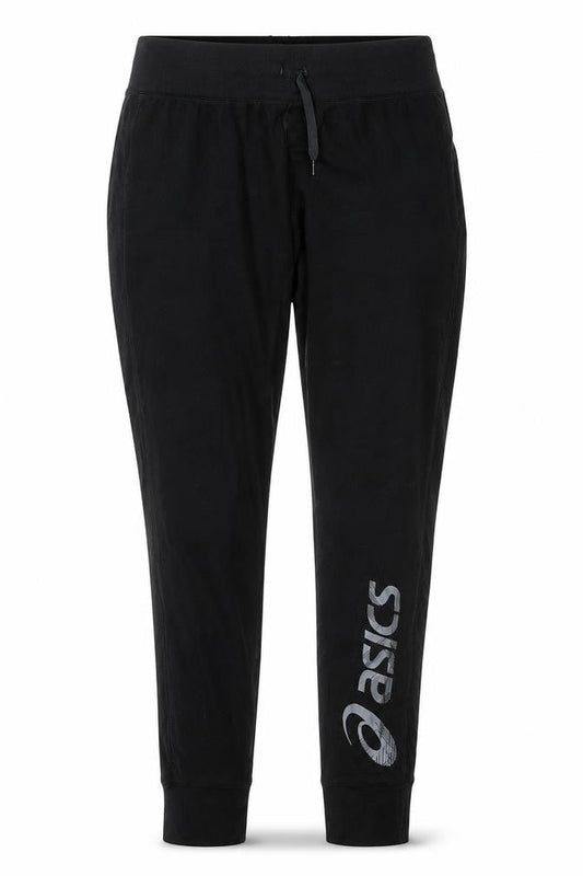 Asics Unisex Black XL Jogger Trousers for Gym
