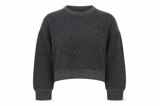 Zara Women’s Grey Sweatshirt Size 8 Crew Neck Casual