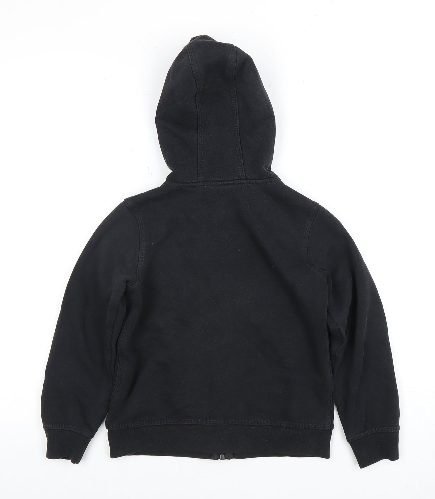Nike Boys Full Zip Hoodie Black 7 Years Logo Fleece