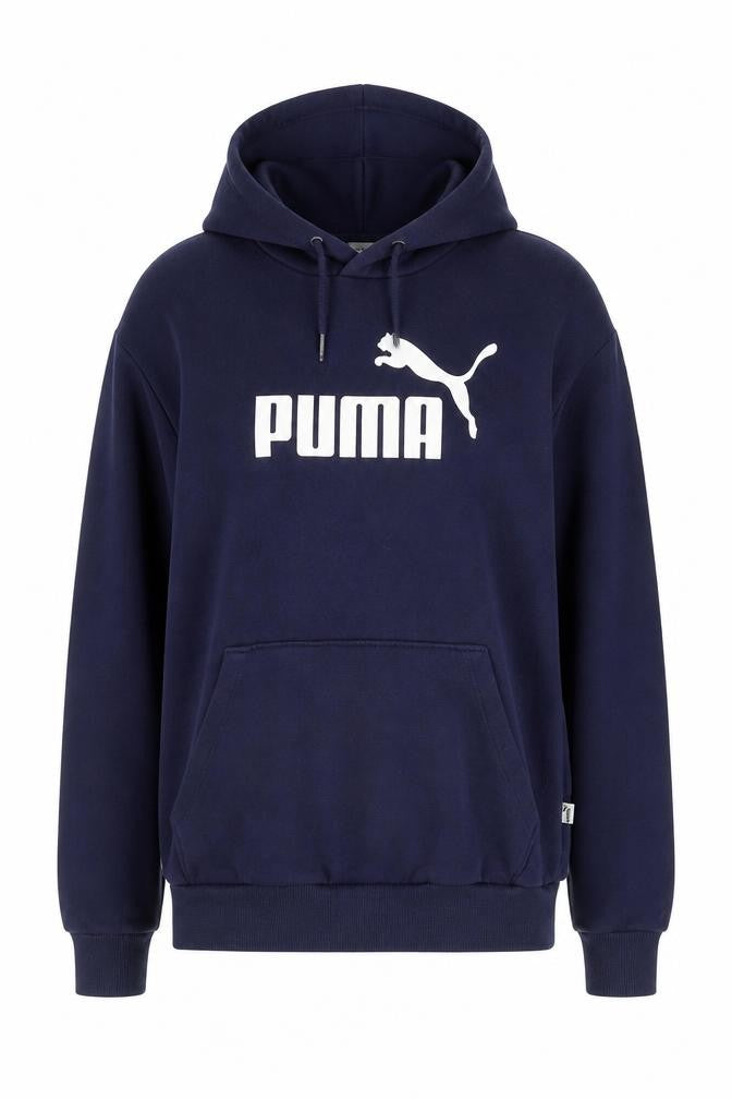 Puma Blue Unisex Hoodie M - Casual Cotton Pullover