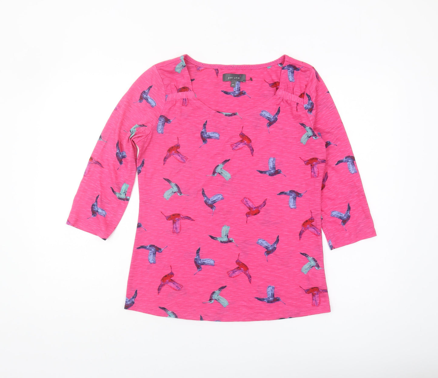 Marks and Spencer Women’s Pink Bird T-Shirt, Size 10