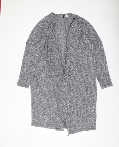 H&M Women's Multicoloured Open Front Cardigan Size 12