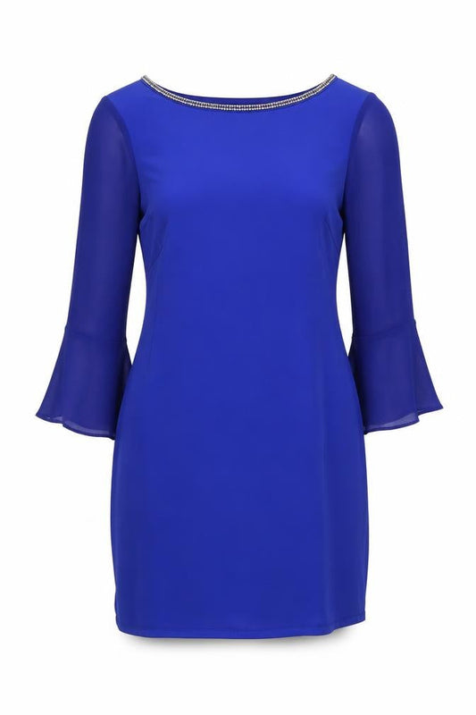 Dorothy Perkins Blue Sheath Dress, Size 10, Party Perfect