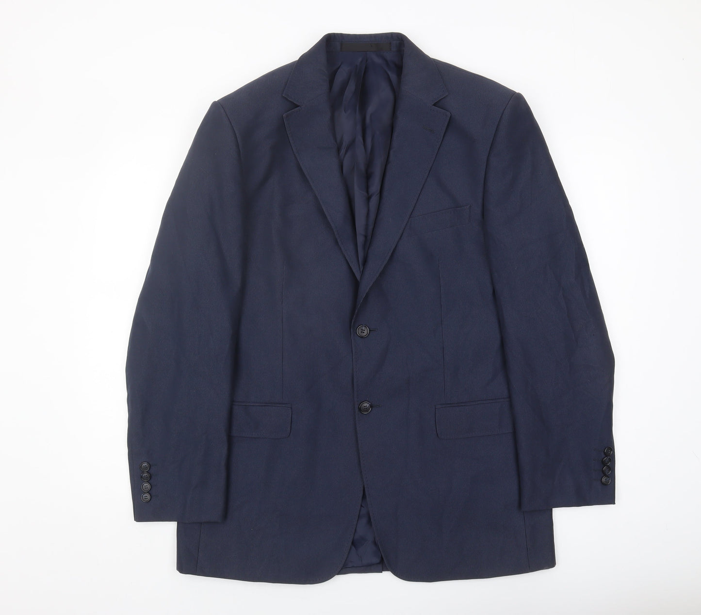 Marks & Spencer Men's Blue Blazer, Size 40R, Formal Wear
