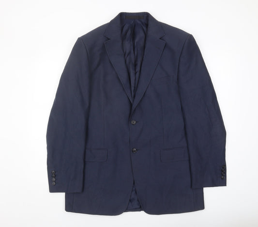 Marks & Spencer Men's Blue Blazer, Size 40R, Formal Wear