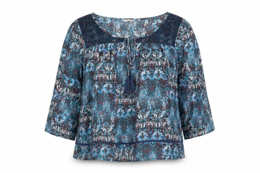 Marks & Spencer Women's Multicoloured Aztec Tunic Blouse, Size 14