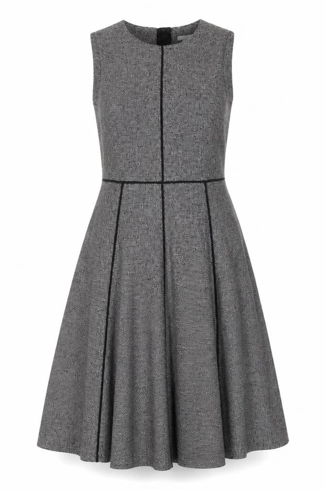 H&M Women's Grey Dress, Size 12, Sleeveless, Knit