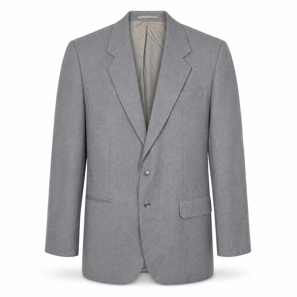 St Michael Men's Grey Blazer Size 40 Long Two-Button