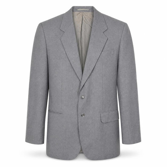 St Michael Men's Grey Blazer Size 40 Long Two-Button