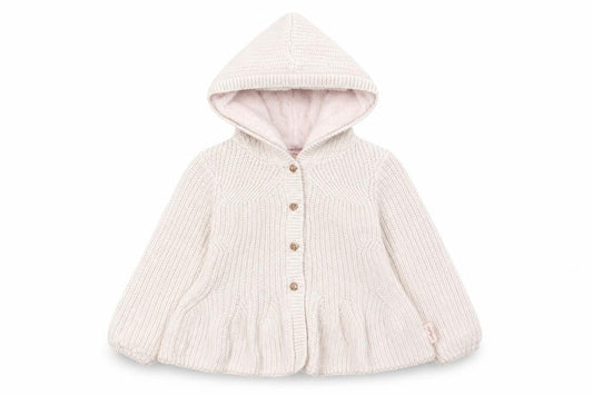 Baker by Ted Baker Girls Beige Cardigan 3-4 Years Hooded
