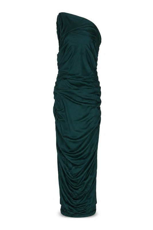 PRETTYLITTLETHING Green Women's Dress, Size 6, Elegant