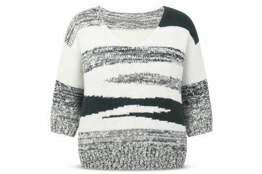 Next Women’s Multicoloured 3/4 Sleeve V-Neck Jumper