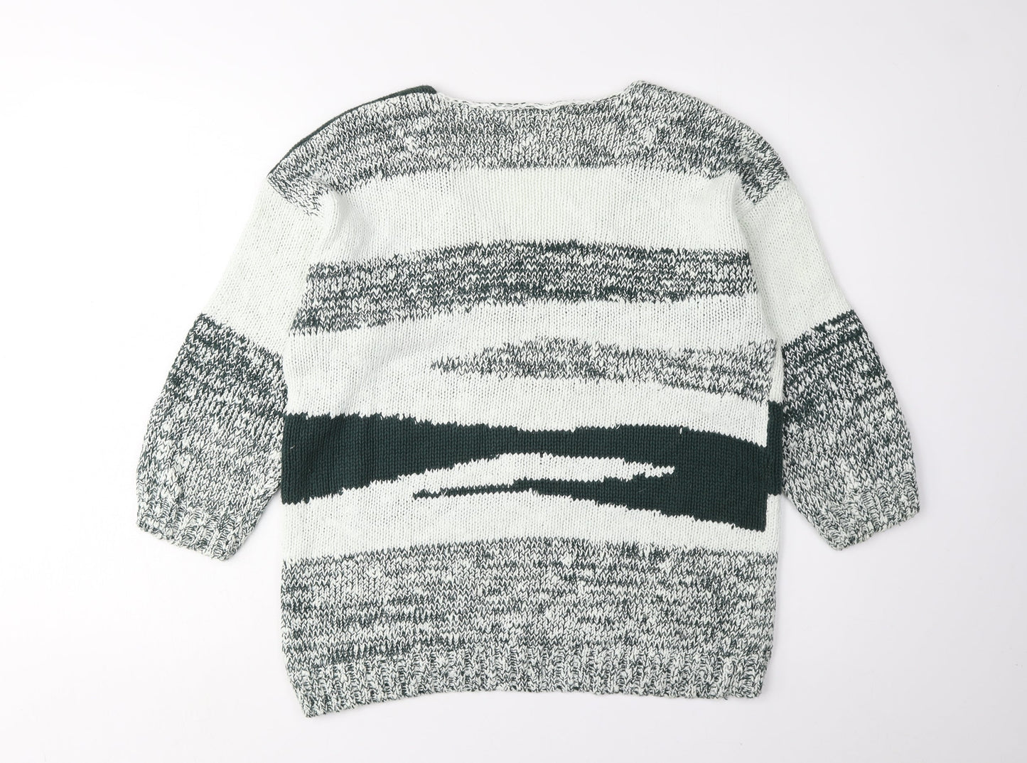 Next Women’s Multicoloured 3/4 Sleeve V-Neck Jumper