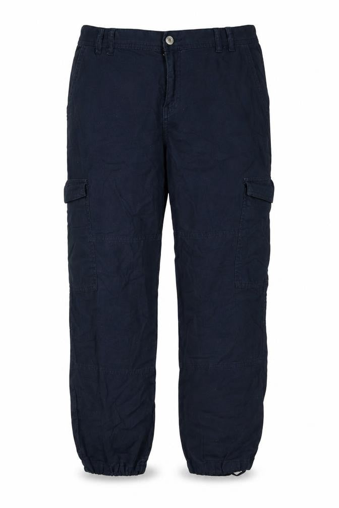 Red Button Women's Blue Cargo Trousers Size 10