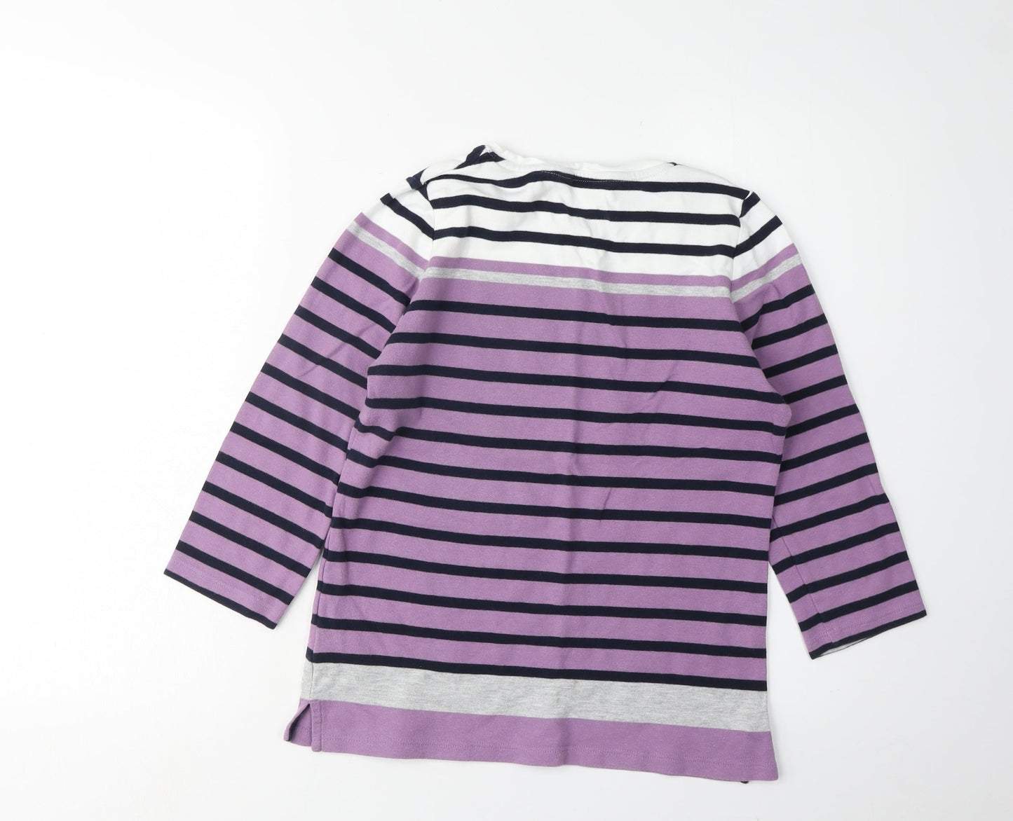 Isle Essentials Women's Striped Multicoloured T-Shirt 10-12