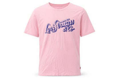Levi's Men Pink Graphic Print T-Shirt S