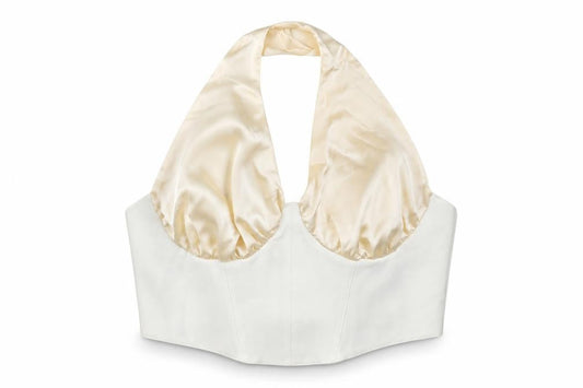 Front view of ASOS DESIGN Women's Ivory Camisole Top