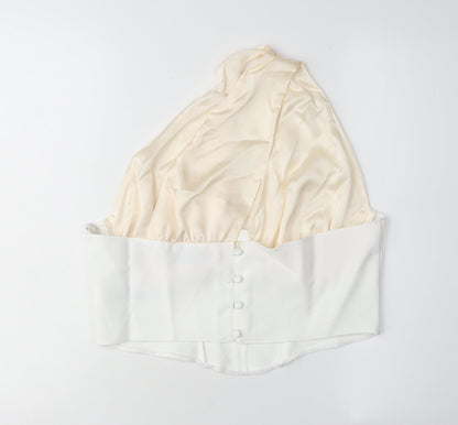 Back view of ASOS DESIGN Women's Ivory Camisole Top