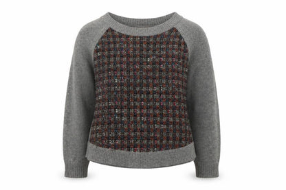 Jigsaw Women's Grey Wool Pullover Jumper, Size S