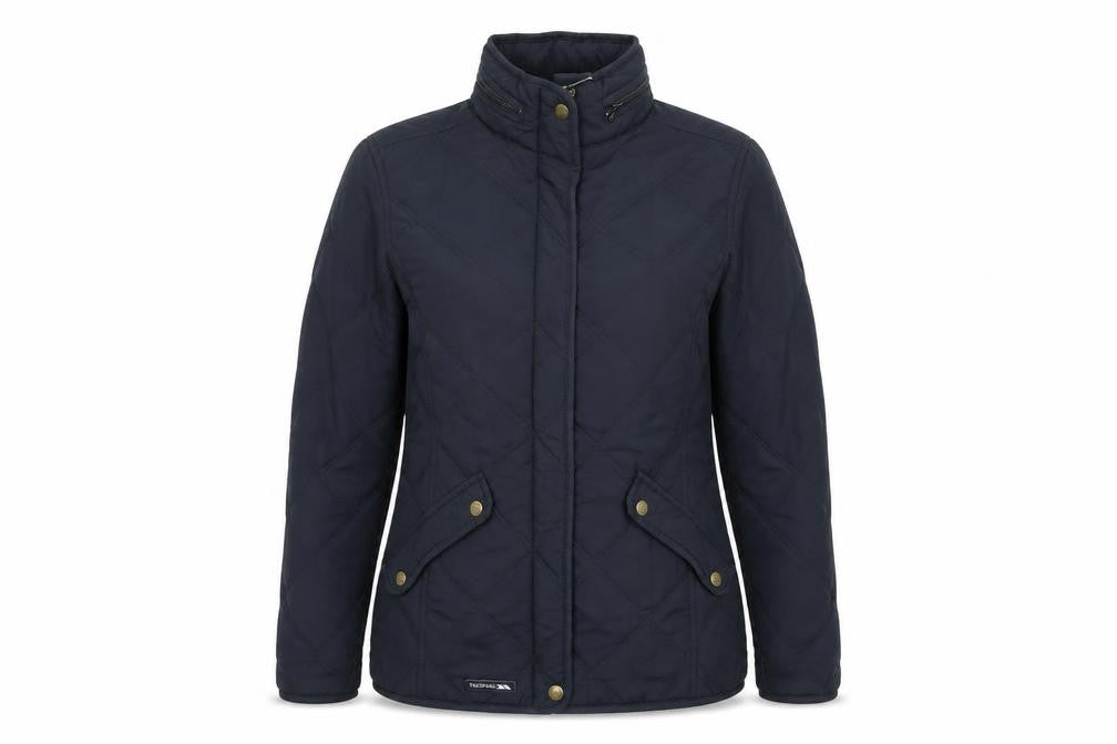 Trespass Unisex Black Quilted Jacket M Casual